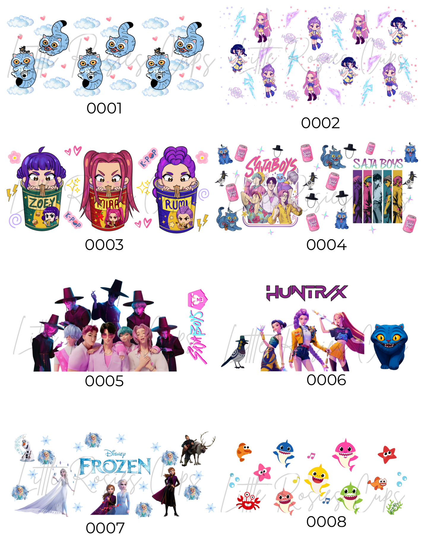 UV DTF Wrap Catalog