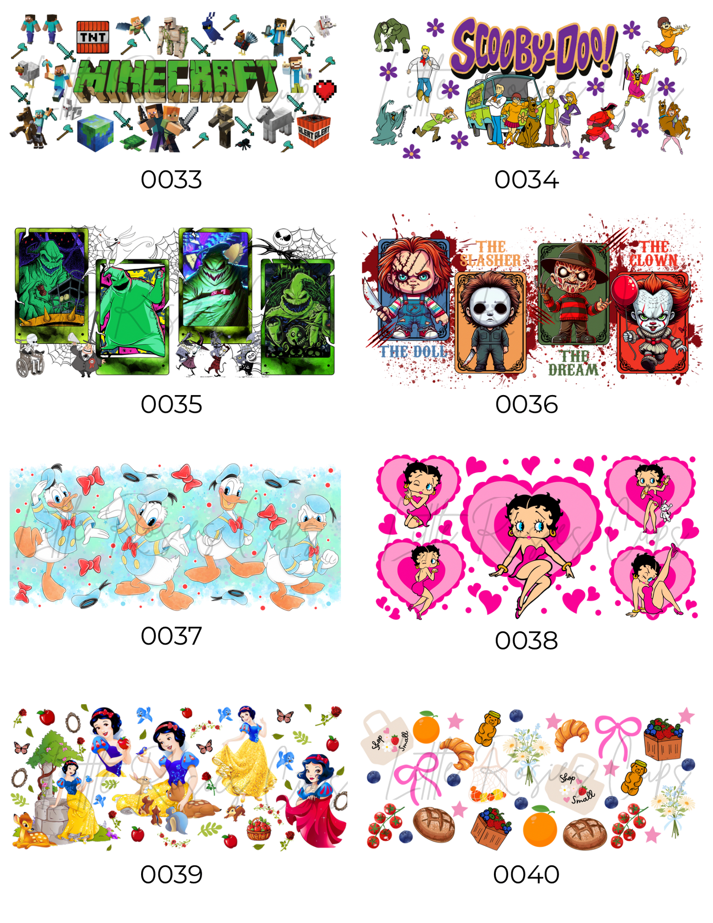 UV DTF Wrap Catalog