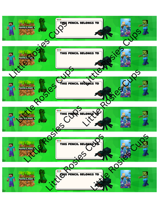 Minecraft Customized Pencil